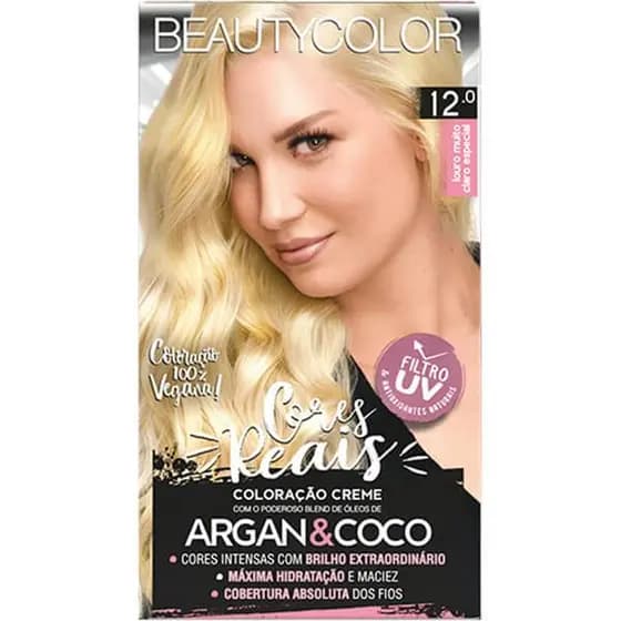 Tinta BeautyColor Kit 12.0 Louro Muito Claro Especial