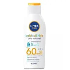 Protetor Solar Nivea Infantil Sun Kids Sensitive Fps60 100ml