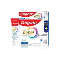 Kit Creme Dental Colgate Total Prevenção Ativa 4 Unidades 90g Cada