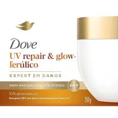 Dove Máscara de Resgate Intenso 10 em 1 UV Repair & Glow + Ferúlico 250g