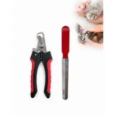 Alicate Cortador + Lixa Unha Cachorro Gato Pet  Corte Limpo e Acabamento Suave Conforto Segurança sem Estresse