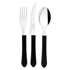 Jogo 36 Talheres Tramontina 12 Garfos + 12 Facas + 12 Colheres Kit Restaurante