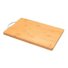 Tábua De Corte De Bambu 30cm Com Alça Ideal Para Cortes Precisos, Durabilidade e Estilo