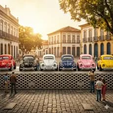 miniatura antigo fusca classico pull bak  1:32