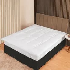Pillon Solteiro - Pillow Top Capa Protetor de Colchão Super Macio Conforto Extra