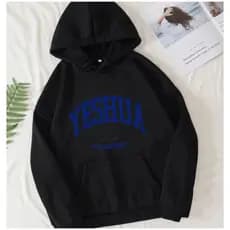 POLARBEAR Moletom Canguru Com Capuz Básica Estilosa Estampada Yeshua