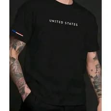 POLARBEAR Camiseta Masculina 100% Algodão Gola Redonda Camisa Fio 30.1 United States