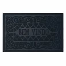Tapete Bem Vindo Capacho Entrada Anti Derrapante para Porta de Entrada