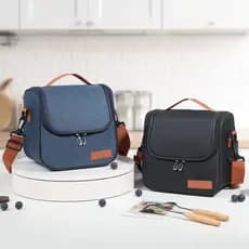 Bolsa Térmica Lancheira Marmita Portátil Academia Trabalho Viagens Piquenique