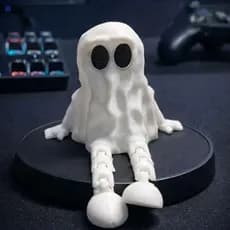 Ghost Face + Fantasminha Decoração Setup Gamer Mesa Quarto Geek