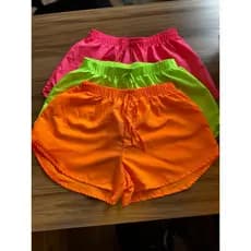 KIT 3 short tactel feminino casual saida de praia corrida shorts academia shortinho caminhada