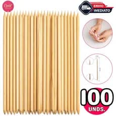 PALITO DE LARANJEIRA PARA MANICURE C/100 UNDS.