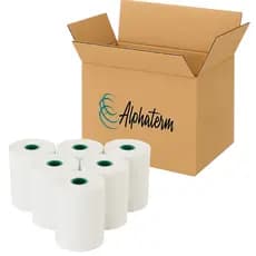 Bobina Térmica 80x40 Branca Kit Atacado 60 Rolos 80mm Cupom Fiscal PDV Delivery
