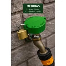 Bloqueio Registros de Água l 1" A 2,5" l Torneiras de Água Segurança NR12 NR10
