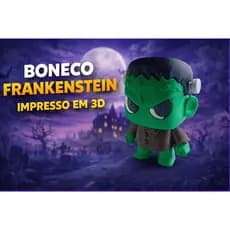 Boneco Frankenstein Decorativo para Setup Gamer | Gabinete Gamer