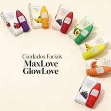 Max Love Série de Cuidados Faciais GlowLove 60g , Hidratação duradoura