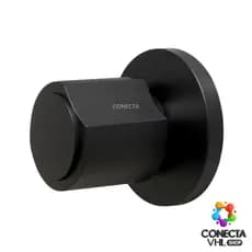 Acabamento Registro Banheiro C-40 ABS Preto Padrao Deca