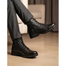 Coturno Pegada Masculino Couro 181305