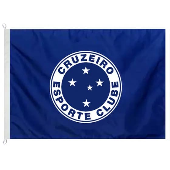 Bandeira Oficial do Cruzeiro 98 x 68 cm - 1 1/2 pano