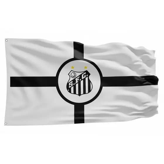 Bandeira Oficial do Santos 64 x 45 cm