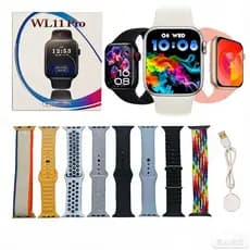 Smartwatch Relógio  unisex WL11 PRO 47mm GPS com 8 pulseiras Gps séries11 2026  esportes Inteligent