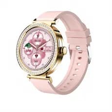 Smartwatch WL66 2026 46MM Feminina inteligente Redondo GPS ChatGPT IP68 2 Pulseiras BPM  Esportes