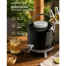 Garrafa Térmica 5L Unitermi com Torneira Prática