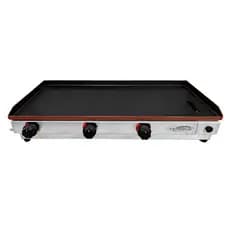 Chapa Chapeira De Lanche 40x80cm 3mm A Gás Profissional Hambúrguer Promoção