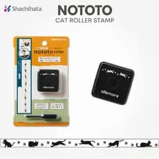 SHACHIHATA NOTOTO Roller Stamp - Cat Design PEL-RA2/H