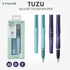 Sailor TUZU ADJUST Fountain Pen - Self-Packaged, Various Nib Sizes and Colors