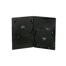 50 Estojo Dvd Box Slim Duplo Preto