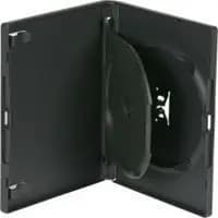 10 Estojo Dvd Duplo Amaray Videolar Preto