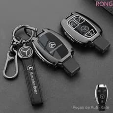 Capa Protetora de Chave de Carro em Liga de Zinco para Mercedes Benz CLA GLA GLC GLK W176 W463 W251 Acessórios Classe W2