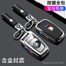 Capa de Chave Inteligente de Metal para Carro BMW Adequada para Série 5 Estilo Antigo Série 3 525li 520 320li 325 Série