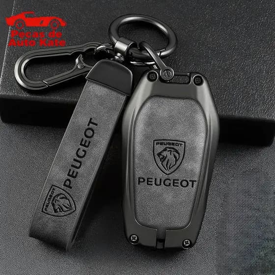 Suporte de chave de carro em liga de zinco Peugeot para 408x/508L/5008/4008/2008/308 QTMW