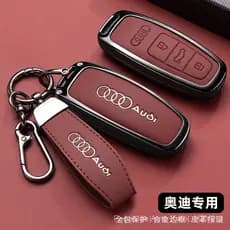 23 modelos de capa de chaveiro para carro Audi A6L, adequada para A4L Q5L A3 A5 A8 Q7 Q4 Etron TT RS, chave de metal int