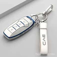 Capa de Proteção de Chave Automática BYD, Acessórios para Carro Song Plus Atto 3 Han EV Tang DM Qin Seal Dolphin VJXQ