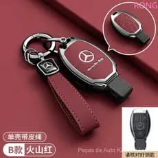 Capa de Chave de Carro, Mercedes Benz Classe A B C GLK GLA GLC GLR W202 W204 W210 W176 W463, Smart, Acessórios YGHO