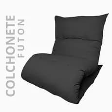 Colchonete Futon Dobrável Almofada Poltrona Portátil Solteiro Pallet Espreguiçadeira 170X60 CM