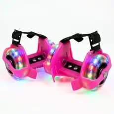 Patins Roller Adaptador Tênis Luz Led Infantil Ajustável