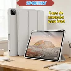 Capa para iPad com suporte giratório 360°, compatível com iPad Air 5/6 iPad Pro 11 / 12.9 / 10ª geração / 8ª/9ª geração