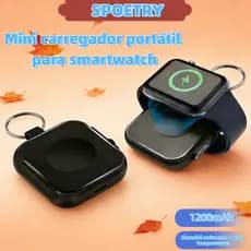 Power bank portátil magnético sem fio para relógio, rápido, compatível com Apple Watch