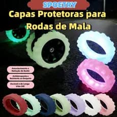 8Pcs Silicone Luggage Wheel Protector Noise Reduction Travel Suitcase Wheel Cover Caster Sleeve