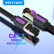 Vention Cabo Ethernet Cat7 de alta velocidade, certificação CE, conector RJ45