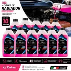 Kit 10L Aditivo Radiador Para Uno Palio Celta Premium Anti Corrosivo
