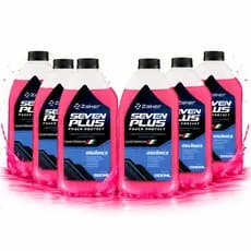 Kit 6 Aditivo Pronto Uso 500ml Radiador Carro Moto Anticorrosivo Zaker Seven Plus Power Protect Rosa