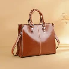 Bolsa de couro genuíno 2026 nova moda versátil um ombro mochila, bolsa casual.