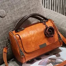 Bolsa feminina de couro genuíno 2026 novo estilo bolsa de grande capacidade bolsa mensageiro de ombro All-Match
