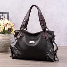 Bolsa feminina 2026 novo estilo retro de grande capacidade, bolsa de tote, bolsa de ombro de moda.