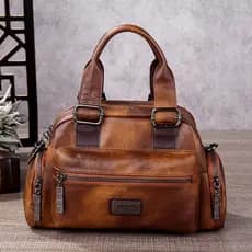 Bolsa feminina 2026 nova moda bolsa de couro macio multicampartimento um ombro mochila